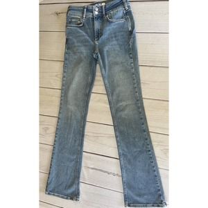 We The Free Jeans Womens 27 Blue Stretch Boot Cut Mid Rise Medium Wash